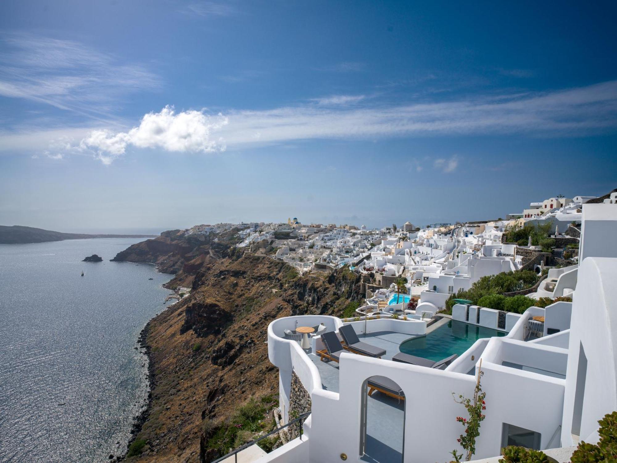 Hotel Ikies Santorini Oia  Esterno foto